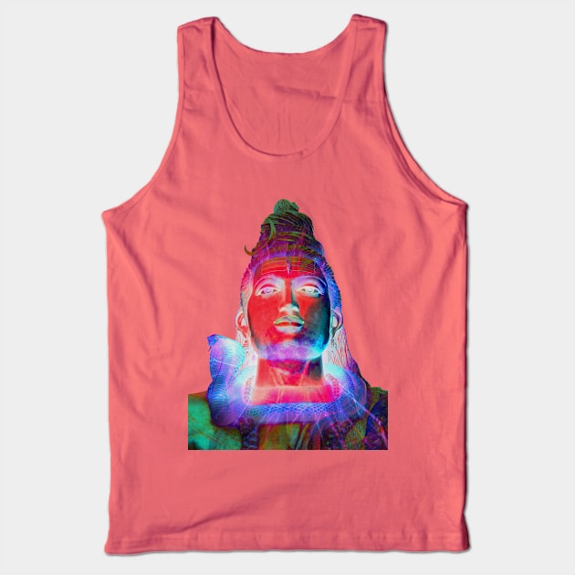 Shiva on Soma Tank Top by indusdreaming